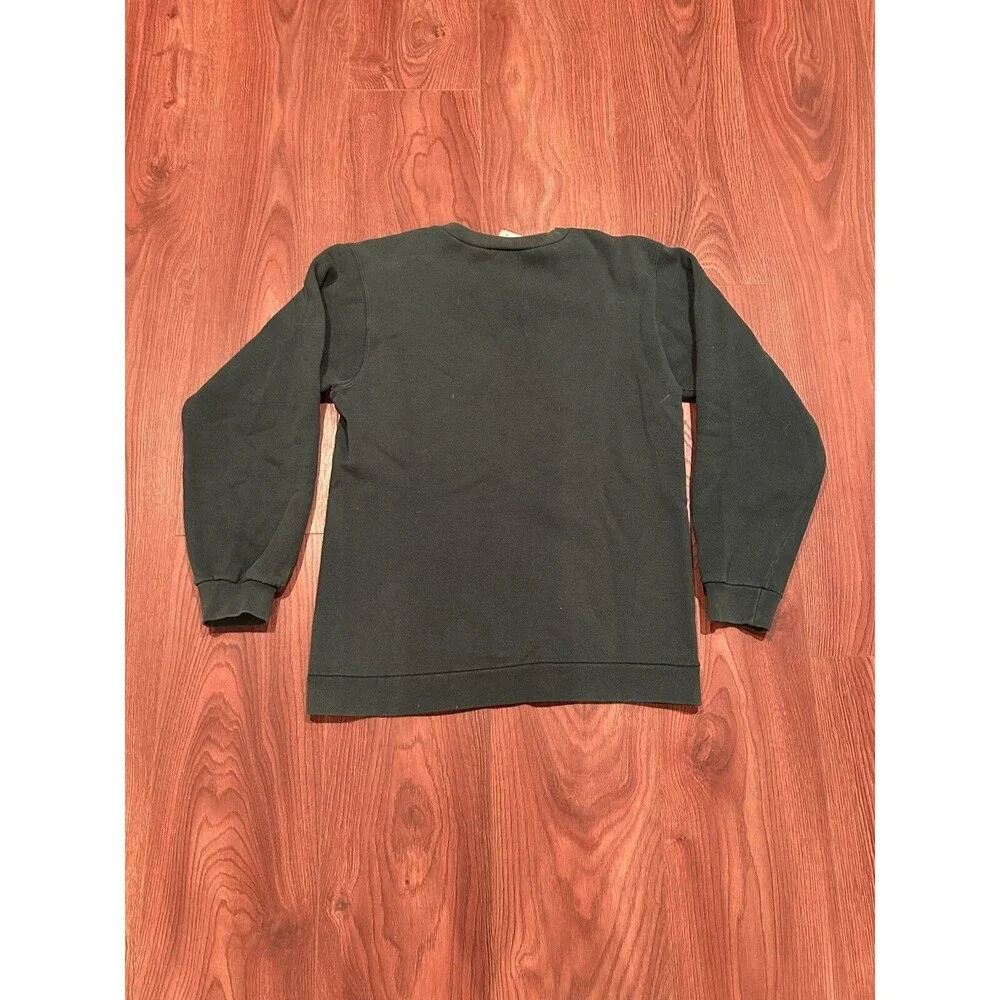 Vintage‎ 90s Nike Crewneck Sweater Kids Large Green Long Sleeve Made in USA